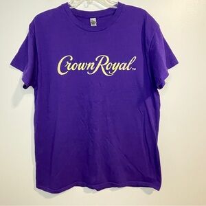 GILDAN Crown Royal  Purple Tee Adult L